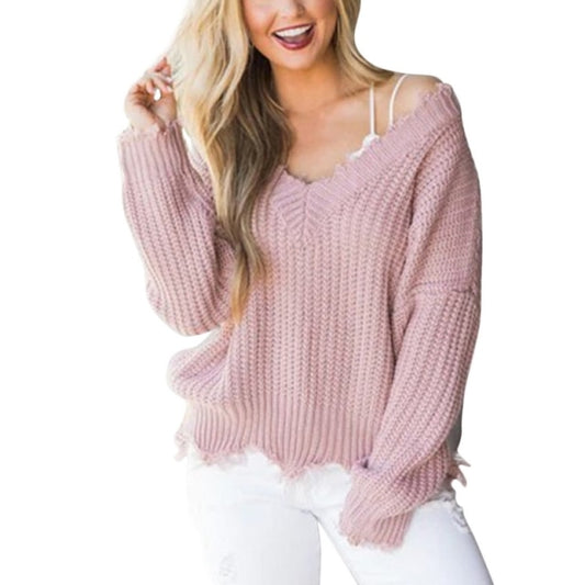 Gabella Shoulder Tassel Sweater